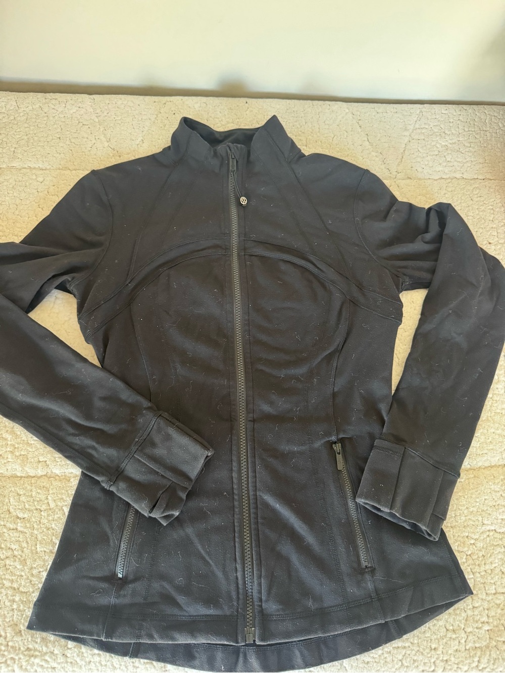 lululemon athletica Black Define Full Zip Jacket Size 8